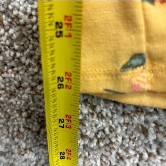 Floral yellow wide leg Strapless Jumpsuit with tie back bow - Picture 12 of 14